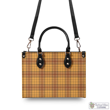 Ulster Tartan Luxury Leather Handbags - Tartan Vibes Clothing