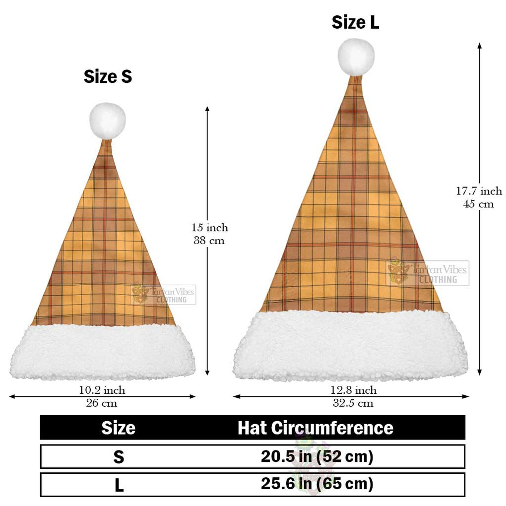 Ulster Tartan Christmas Santa Hats Christmas Hat L 25.6in (65cm) - Tartan Vibes Clothing
