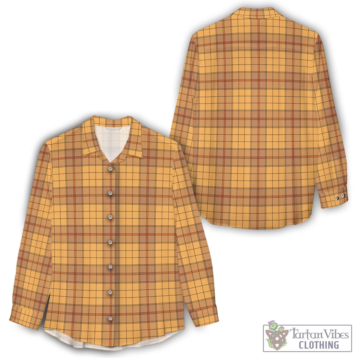 Ulster Tartan Women's Casual Shirt - Tartan Vibes Clothing