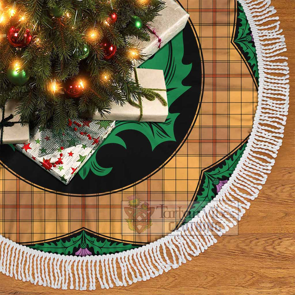 Ulster Tartan Christmas Tree Skirt Scottish Thistle Style - Tartan Vibes Clothing