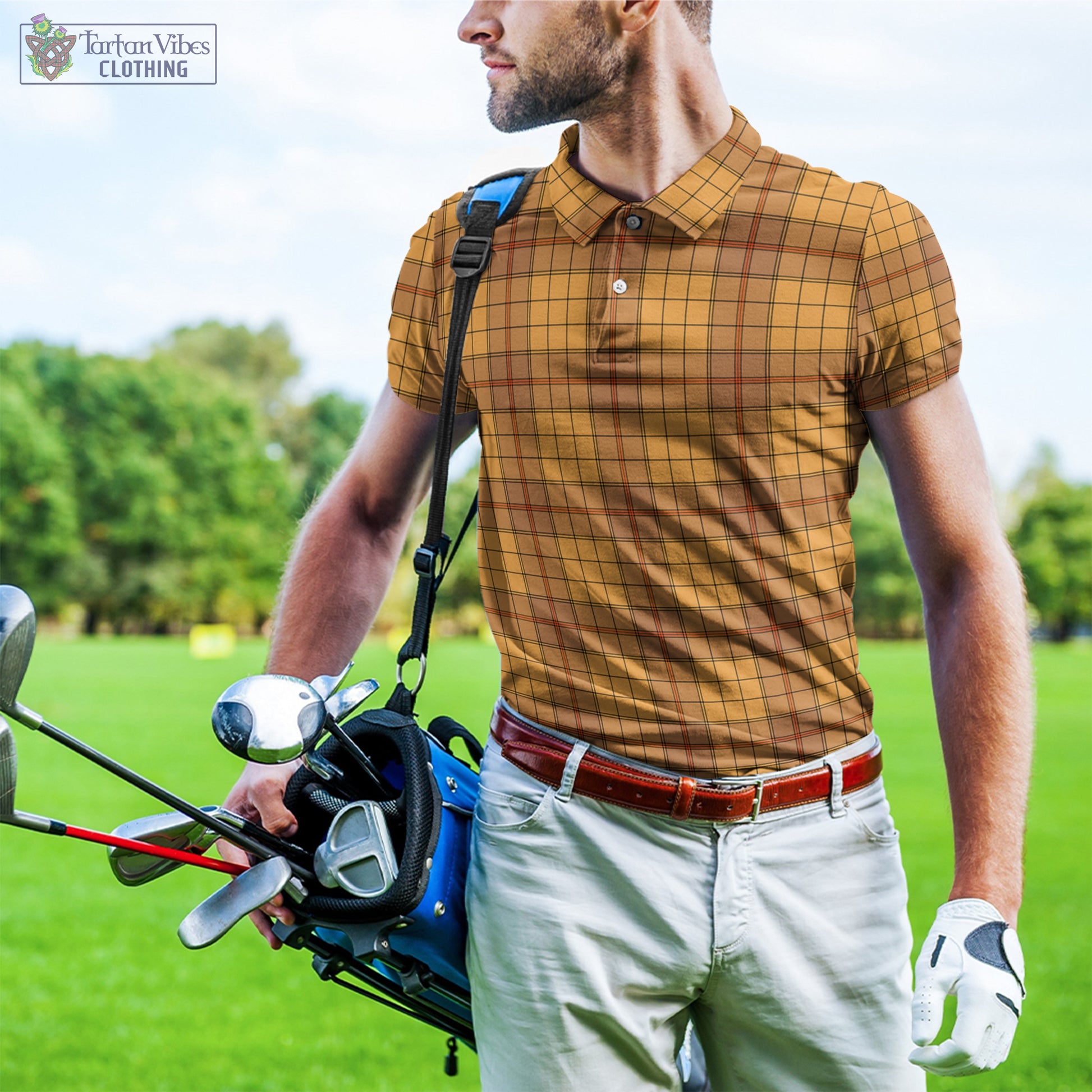 Ulster Tartan Mens Polo Shirt - Tartan Vibes Clothing