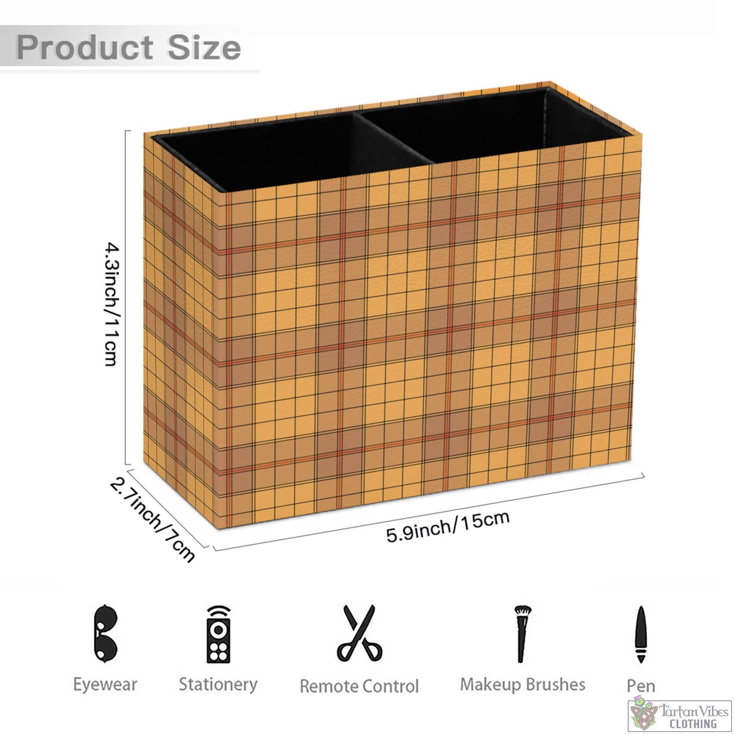Ulster Tartan Pen Holder - Tartan Vibes Clothing