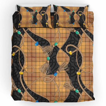 Ulster Scottish Tartan Twisted Ropes Stylized Bedding Set UK Bedding Set UK King 91*87 inch - Tartan Vibes Clothing