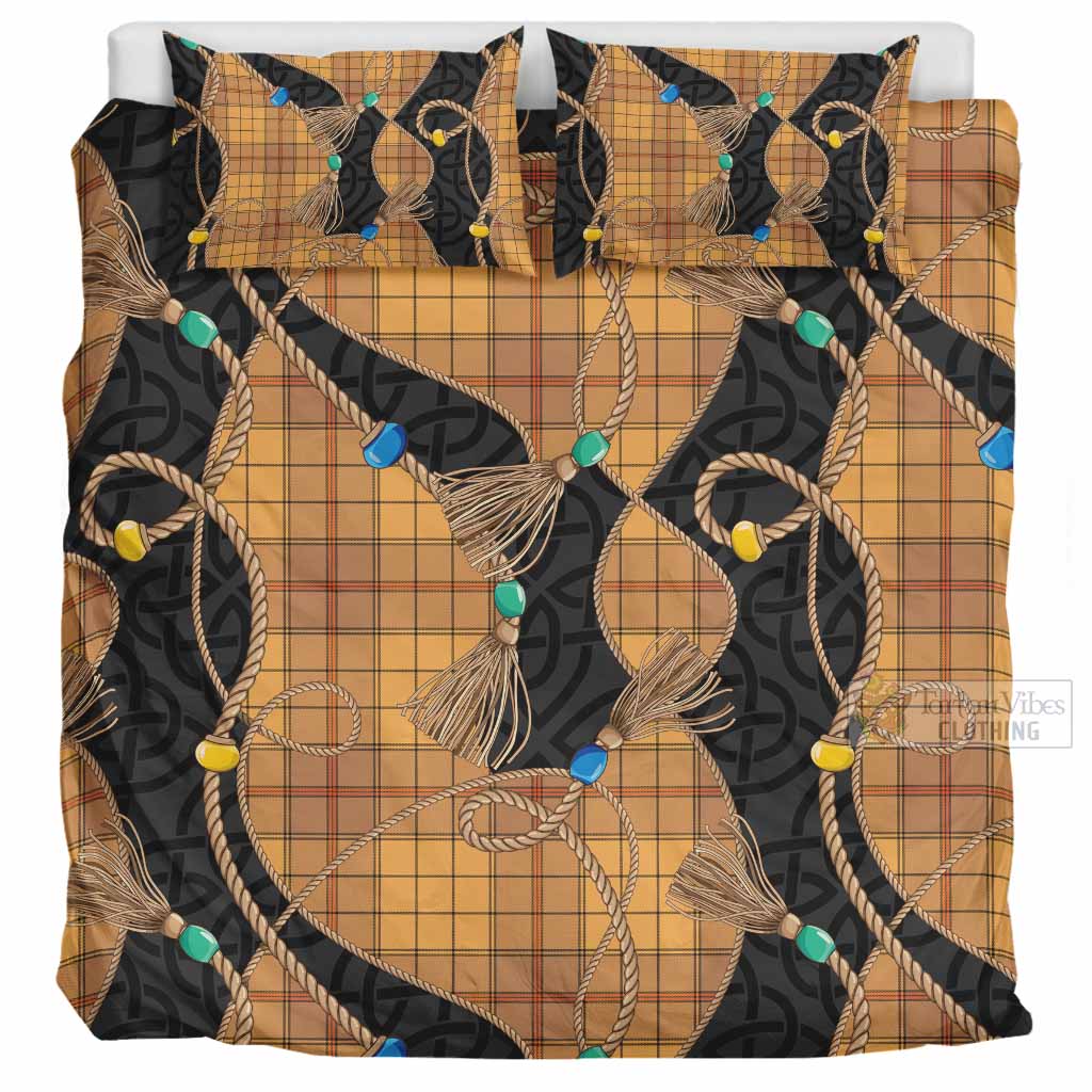 Ulster Scottish Tartan Twisted Ropes Stylized Bedding Set UK Bedding Set UK Super King 104*94 inch - Tartan Vibes Clothing