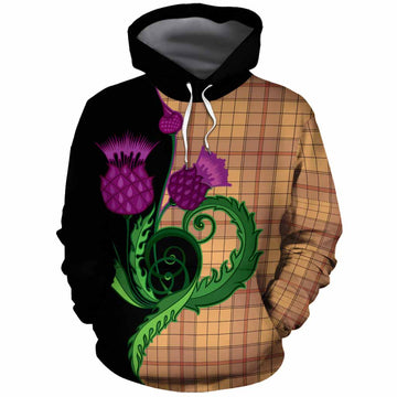 Ulster Tartan Cotton Hoodie Traditional Scottish Thistle