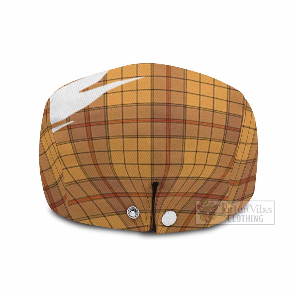 Ulster Tartan Loch Ness Monster Scottish Heritage Art Flat Cap, Jeff Cap