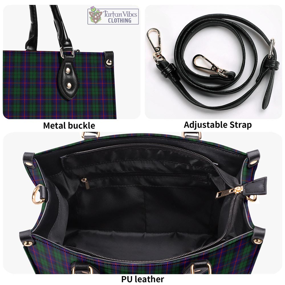 Tartan Vibes Clothing Urquhart Tartan Luxury Leather Handbags