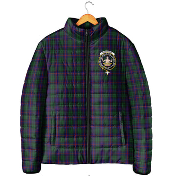 Urquhart Tartan Padded Jacket with Family Crest