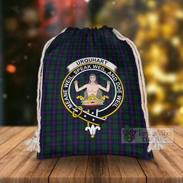 Tartan Vibes Clothing Urquhart Tartan Christmas Santa's Bag with Family Crest