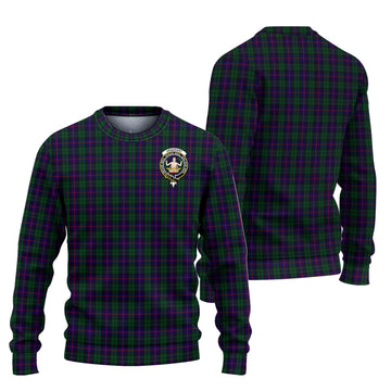 Urquhart Tartan Knitted Sweater with Family Crest Unisex - Tartanvibesclothing
