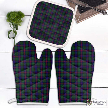 Urquhart Tartan Combo Oven Mitt & Pot-Holder Combo 1 Oven Mitt & 1 Pot-Holder White - Tartan Vibes Clothing