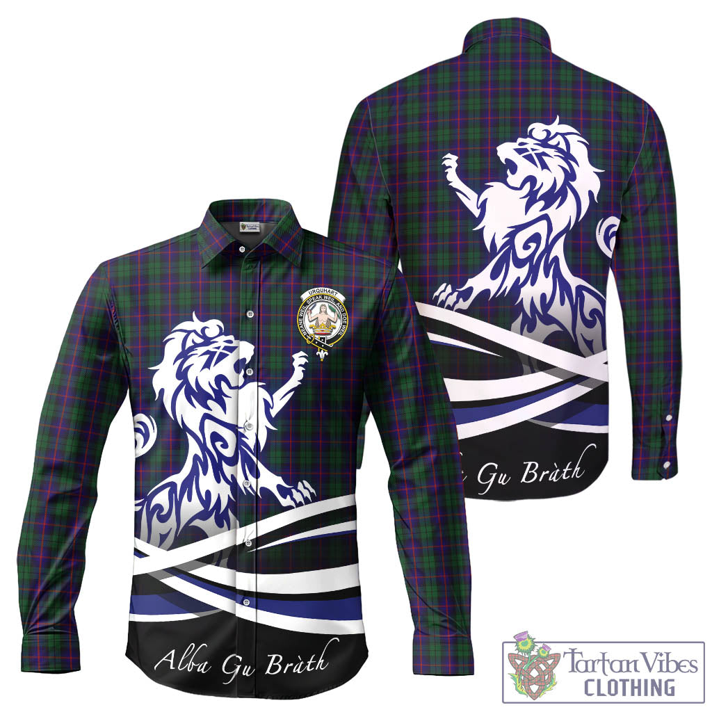 urquhart-tartan-long-sleeve-button-up-shirt-with-alba-gu-brath-regal-lion-emblem