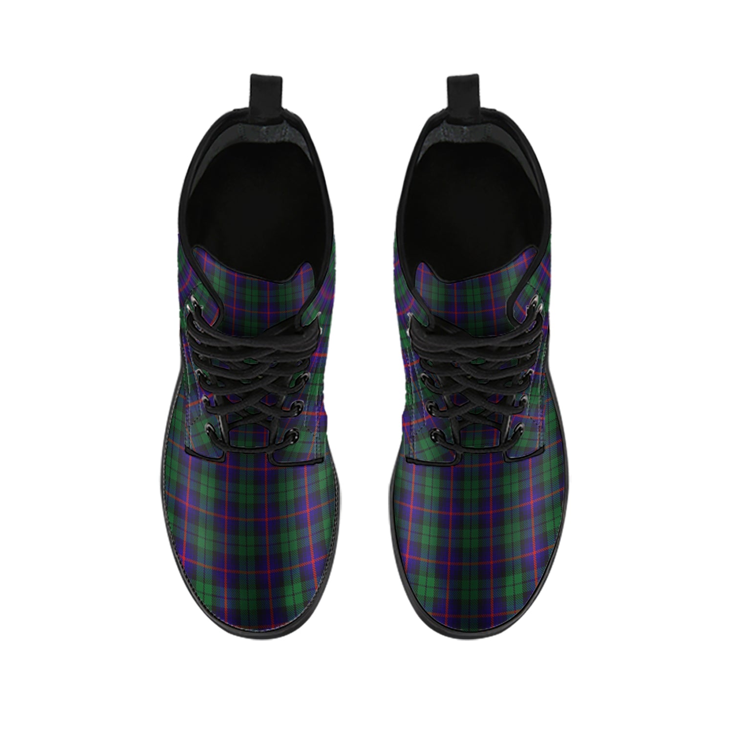 urquhart-tartan-leather-boots