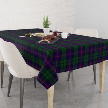 Urquhart Tatan Tablecloth with Family Crest