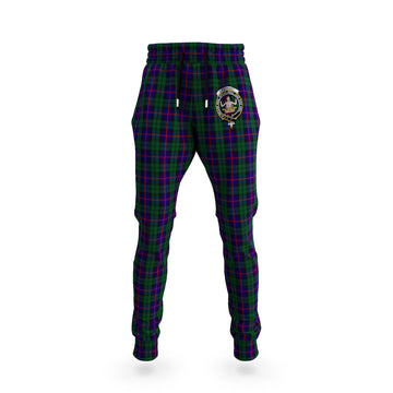 Urquhart Tartan Joggers Pants with Family Crest