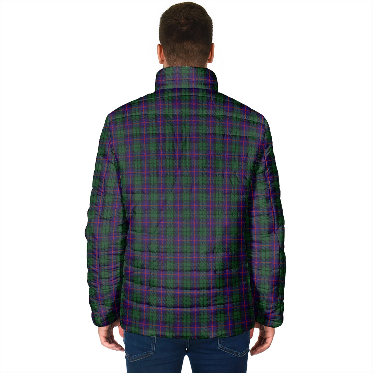 urquhart-tartan-padded-jacket-with-family-crest