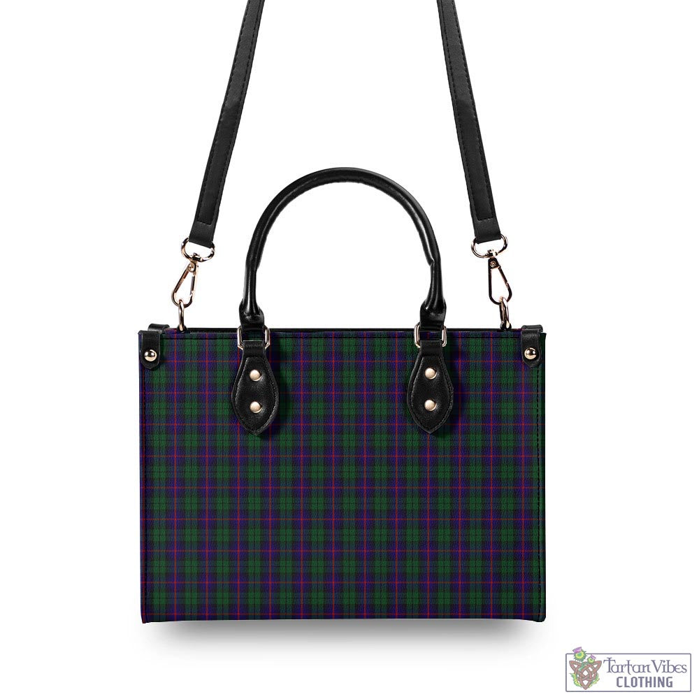 Tartan Vibes Clothing Urquhart Tartan Luxury Leather Handbags