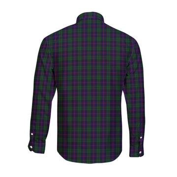 Urquhart Tartan Long Sleeve Button Up Shirt with Family Crest