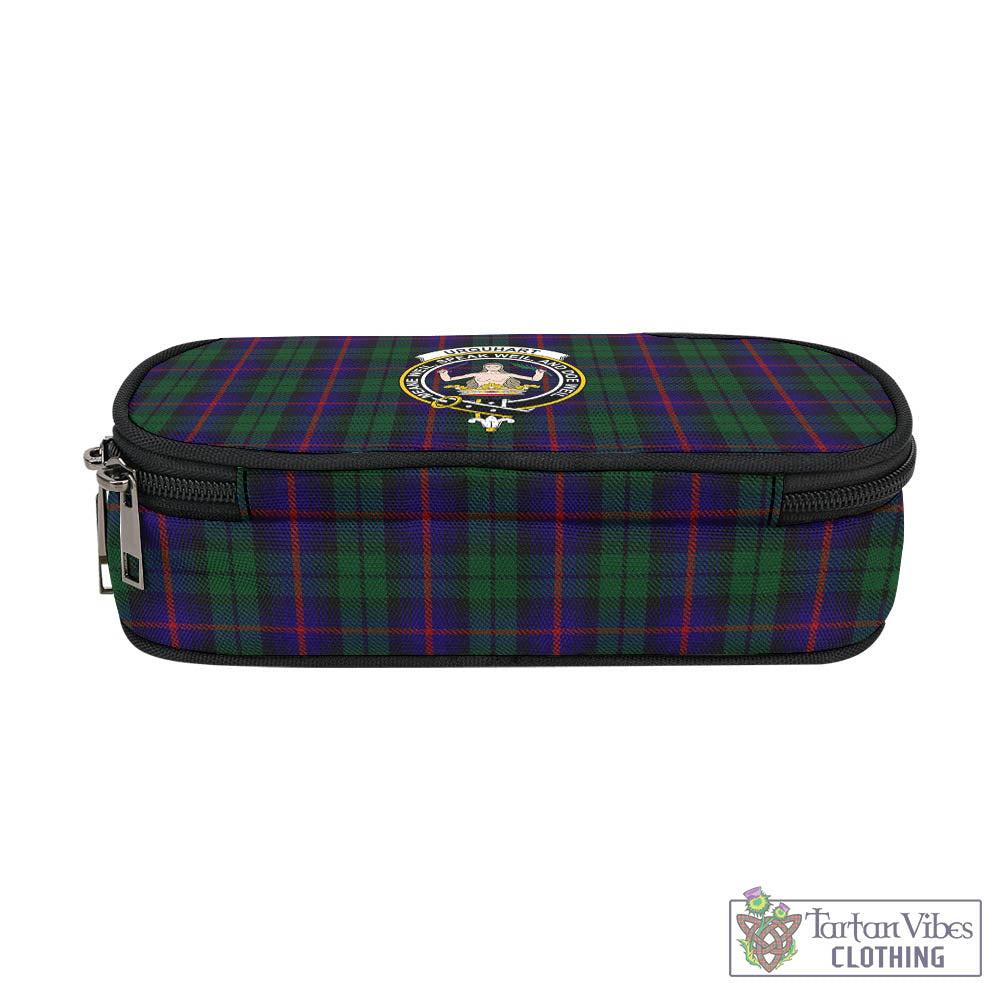 Tartan Vibes Clothing Urquhart Tartan Pen and Pencil Case with Family Crest
