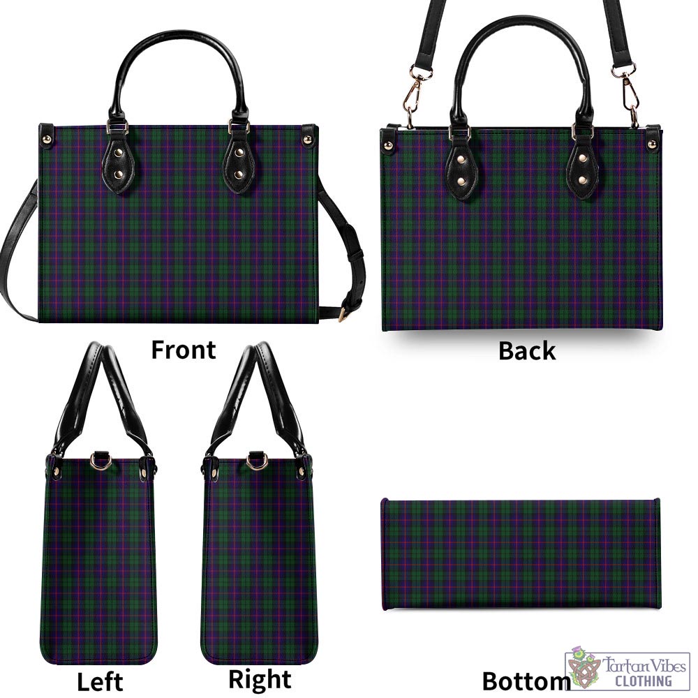 Tartan Vibes Clothing Urquhart Tartan Luxury Leather Handbags