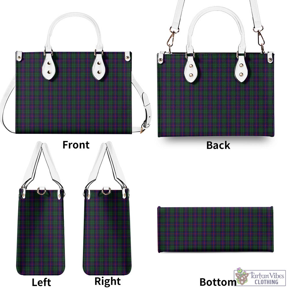 Tartan Vibes Clothing Urquhart Tartan Luxury Leather Handbags