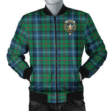 Urquhart Ancient Tartan Bomber Jacket with Family Crest
