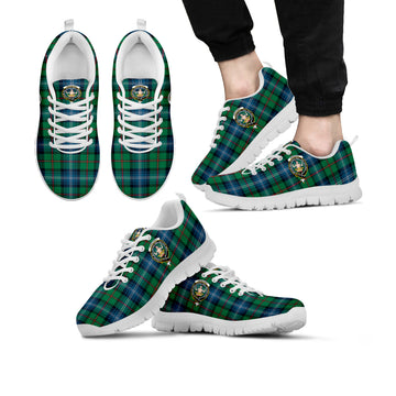 Urquhart Ancient Tartan Sneakers with Family Crest