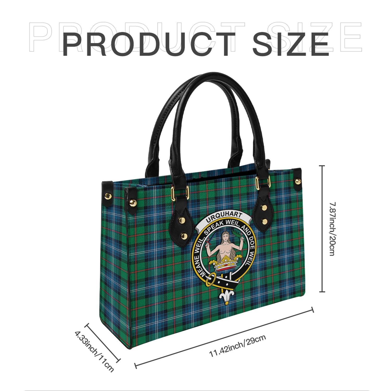 urquhart-ancient-tartan-leather-bag-with-family-crest