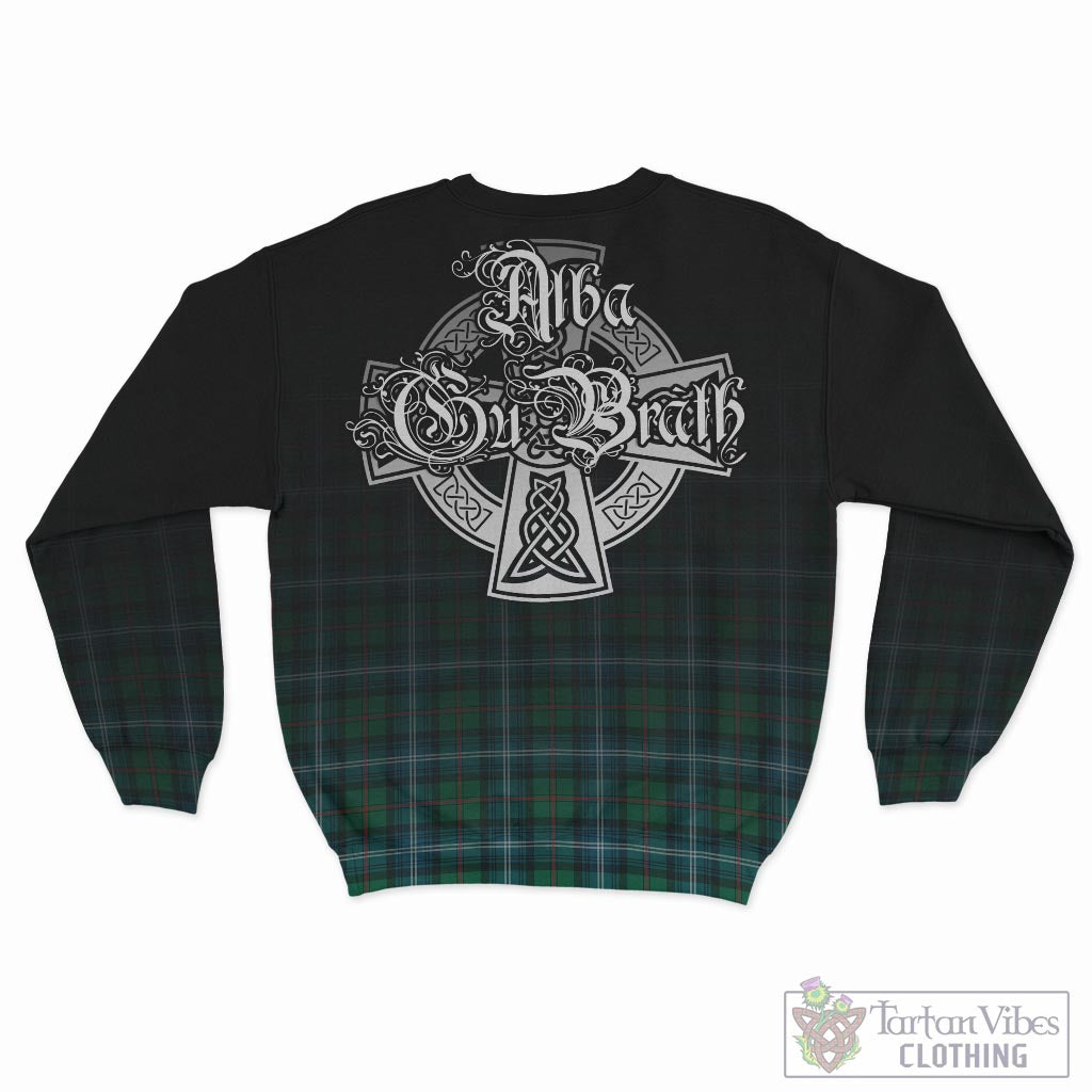 Tartan Vibes Clothing Urquhart Ancient Tartan Sweatshirt Featuring Alba Gu Brath Family Crest Celtic Inspired