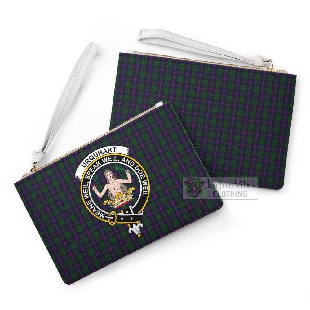 Tartan Vibes Clothing Urquhart Family Crest Tartan Clutch Bag