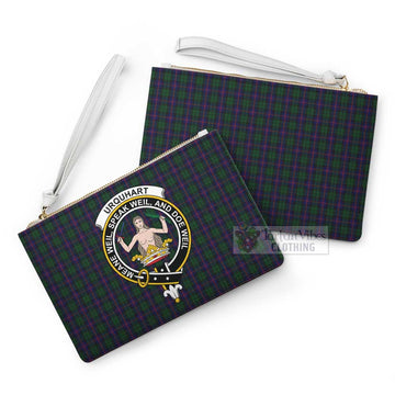 Urquhart Family Crest Tartan Clutch Bag