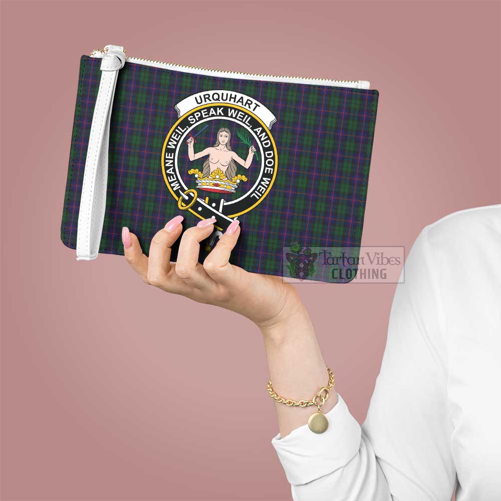 Tartan Vibes Clothing Urquhart Family Crest Tartan Clutch Bag
