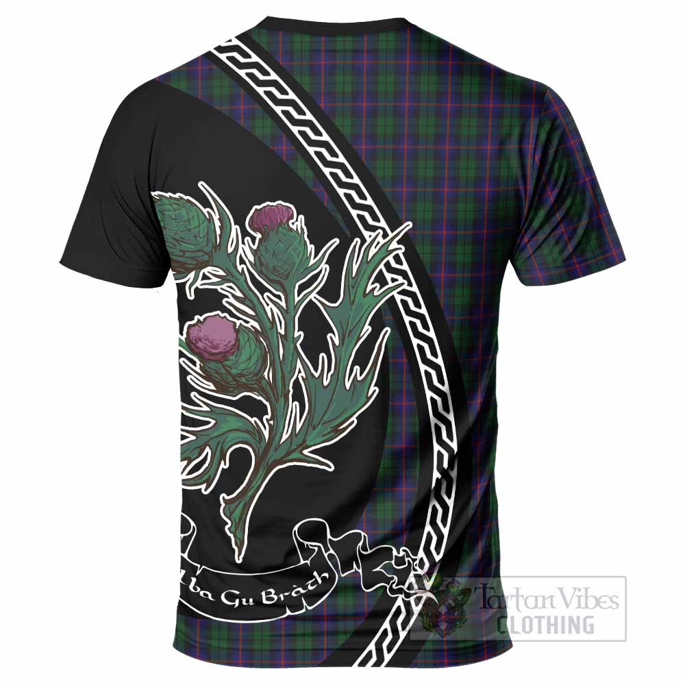 Urquhart Family Crest Tartan T-Shirt Alba Thistle Inspired - Tartan Vibes Clothing