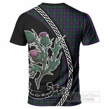 Urquhart Family Crest Tartan T-Shirt Alba Thistle Inspired - Tartan Vibes Clothing