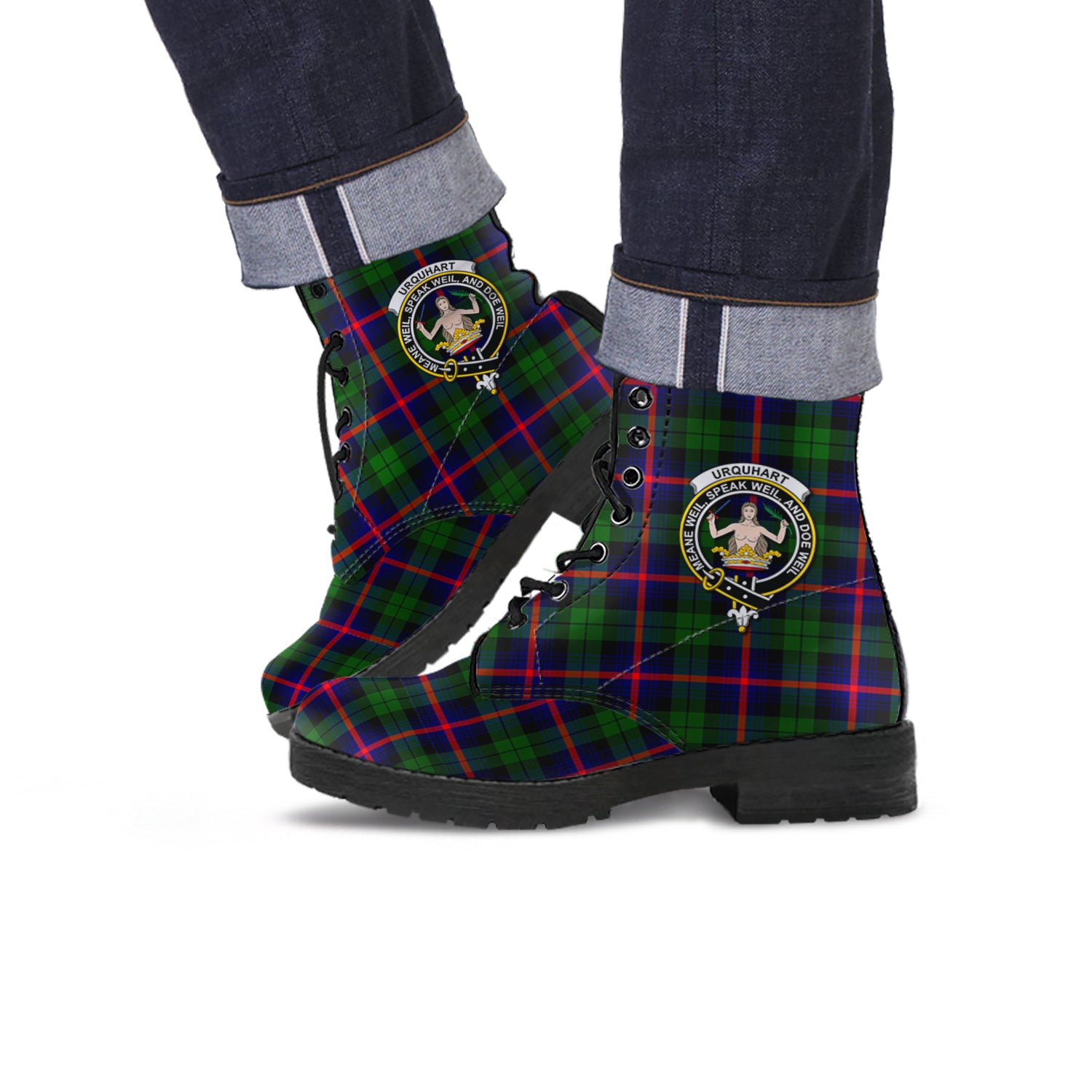 urquhart-modern-tartan-leather-boots-with-family-crest