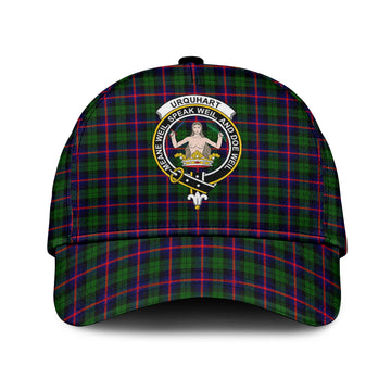 Urquhart Modern Tartan Classic Cap with Family Crest
