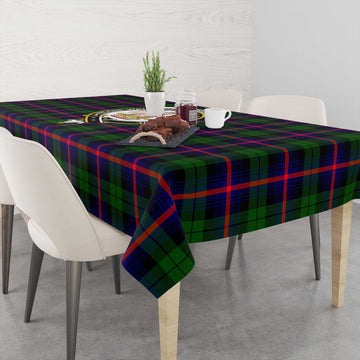 Urquhart Modern Tatan Tablecloth with Family Crest