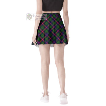 Urquhart Modern Tartan Women's Plated Mini Skirt
