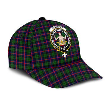Urquhart Modern Tartan Classic Cap with Family Crest