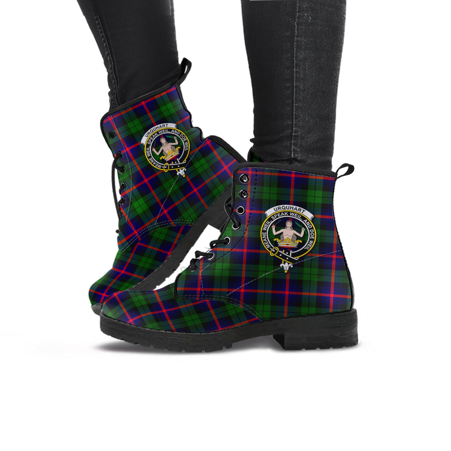 urquhart-modern-tartan-leather-boots-with-family-crest