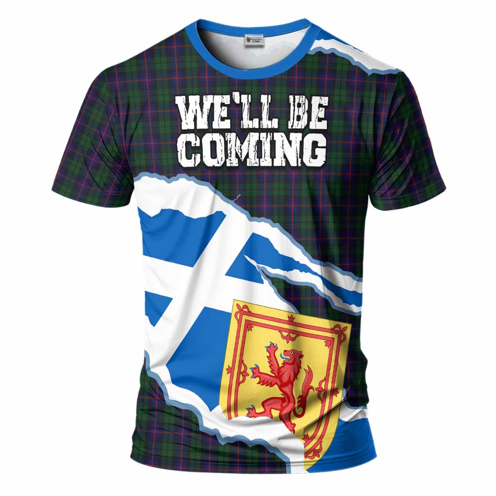 Urquhart Scotland Football Tartan T-Shirt We'll Be Coming