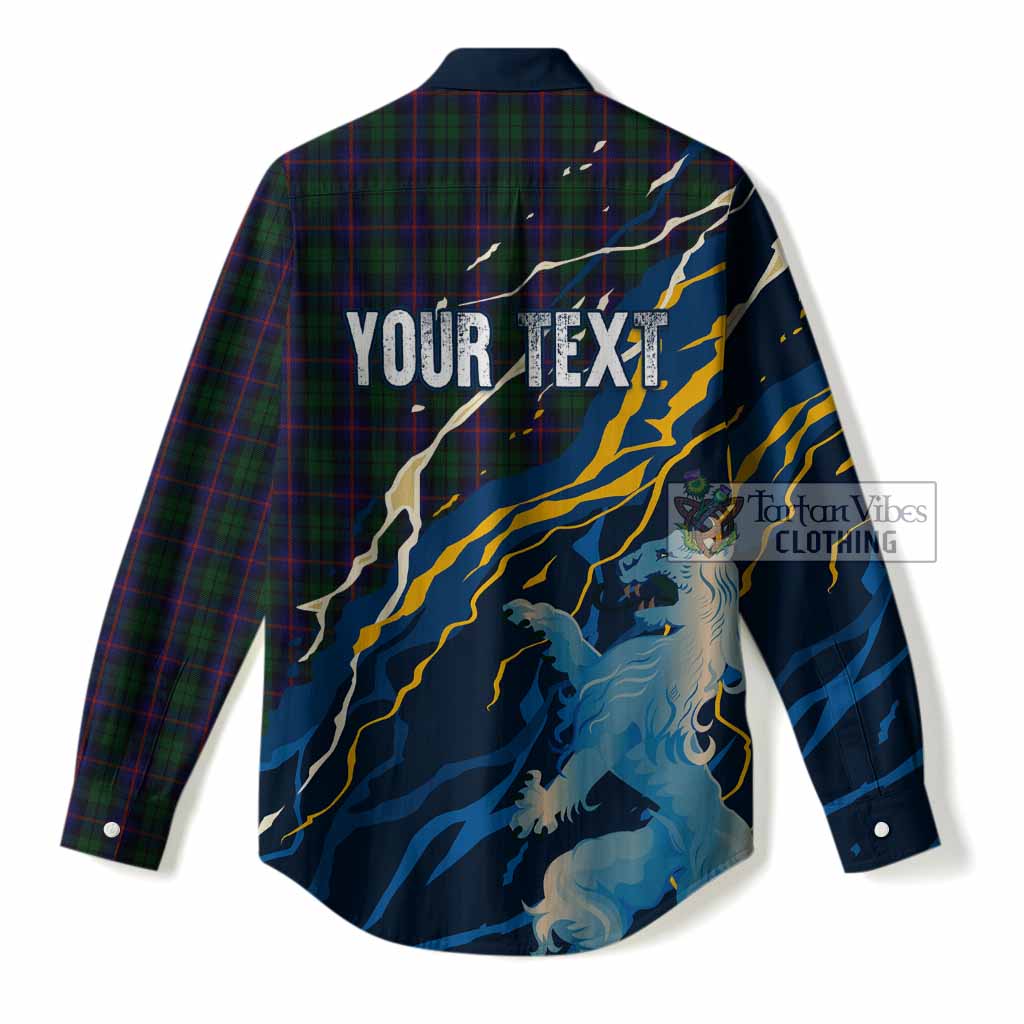 Urquhart Scotland Tartan Women Casual Shirt WC2026 Football - We'll Be Coming