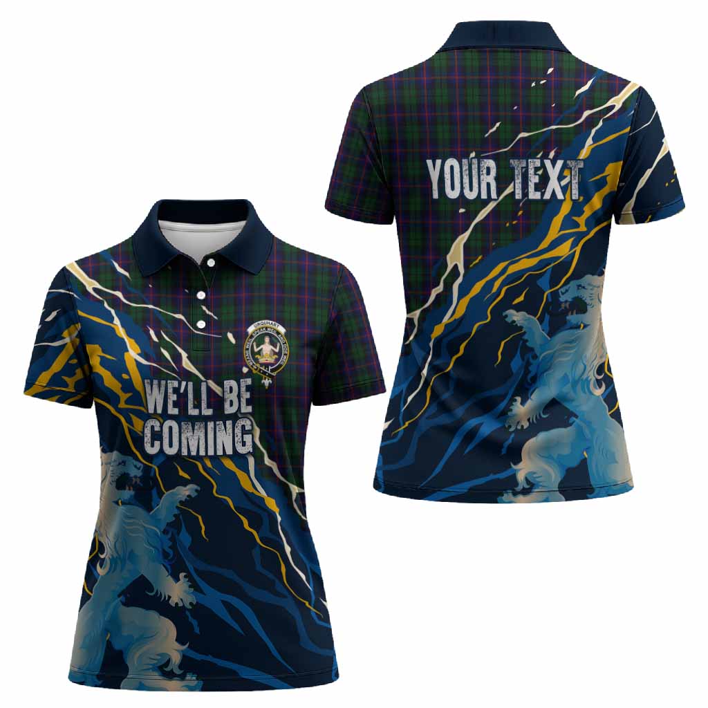 Urquhart Scotland Tartan Women Polo Shirt WC2026 Football - We'll Be Coming