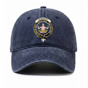 Urquhart Scottish Clan Crest Washed Baseball Cap