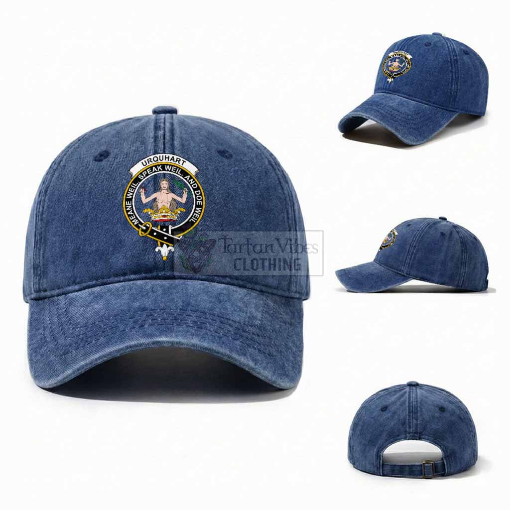 Urquhart Scottish Clan Crest Washed Baseball Cap