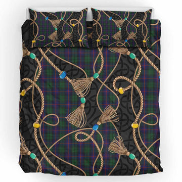Urquhart Scottish Tartan Twisted Ropes Stylized Bedding Set