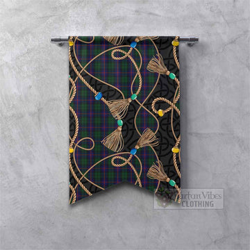 Urquhart Scottish Tartan Twisted Ropes Stylized Gonfalon