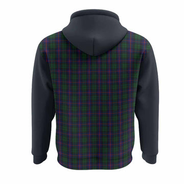 Urquhart Tartan Accent Hoodie with Family Crest