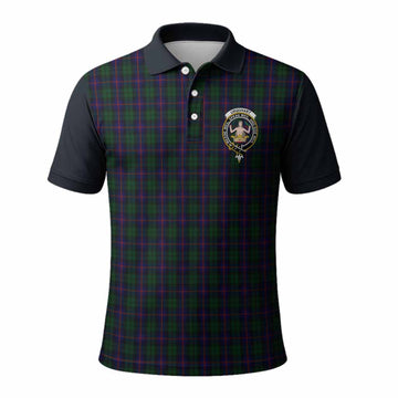 Urquhart Tartan Accent Polo Shirt with Family Crest