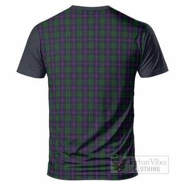 Urquhart Tartan Accent T-Shirt with Family Crest